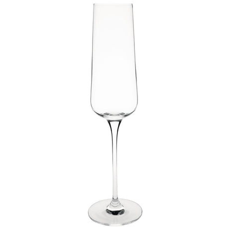 Olympia Claro One Piece Angular Champagne Flute 260ml (Pack of 6) - CS467 Champagne Glasses Olympia   