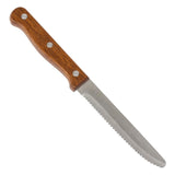 Olympia Rounded Steak Knives Wood (Pack of 12) - CS717  Olympia   