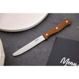 Olympia Rounded Steak Knives Wood (Pack of 12) - CS717  Olympia   