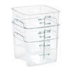 Cambro FreshPro Camsquare Food Storage Container 3.8Ltr - CU137  Cambro   