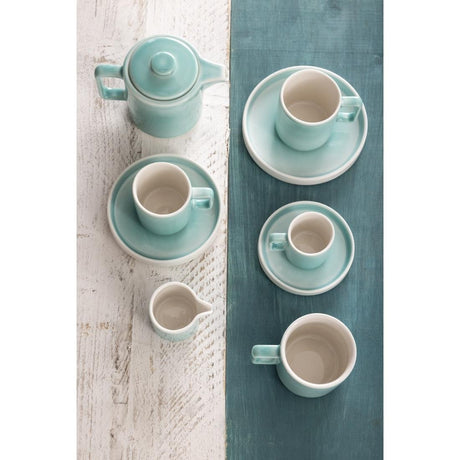 Olympia Fondant Saucers Mint 115mm (Pack of 6) - CU441 Olympia Designs Olympia   