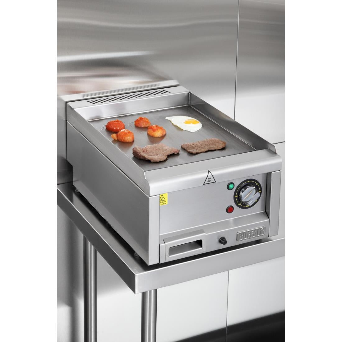 Buffalo 600 Series Electric Griddle 400mm - CU473  Buffalo   