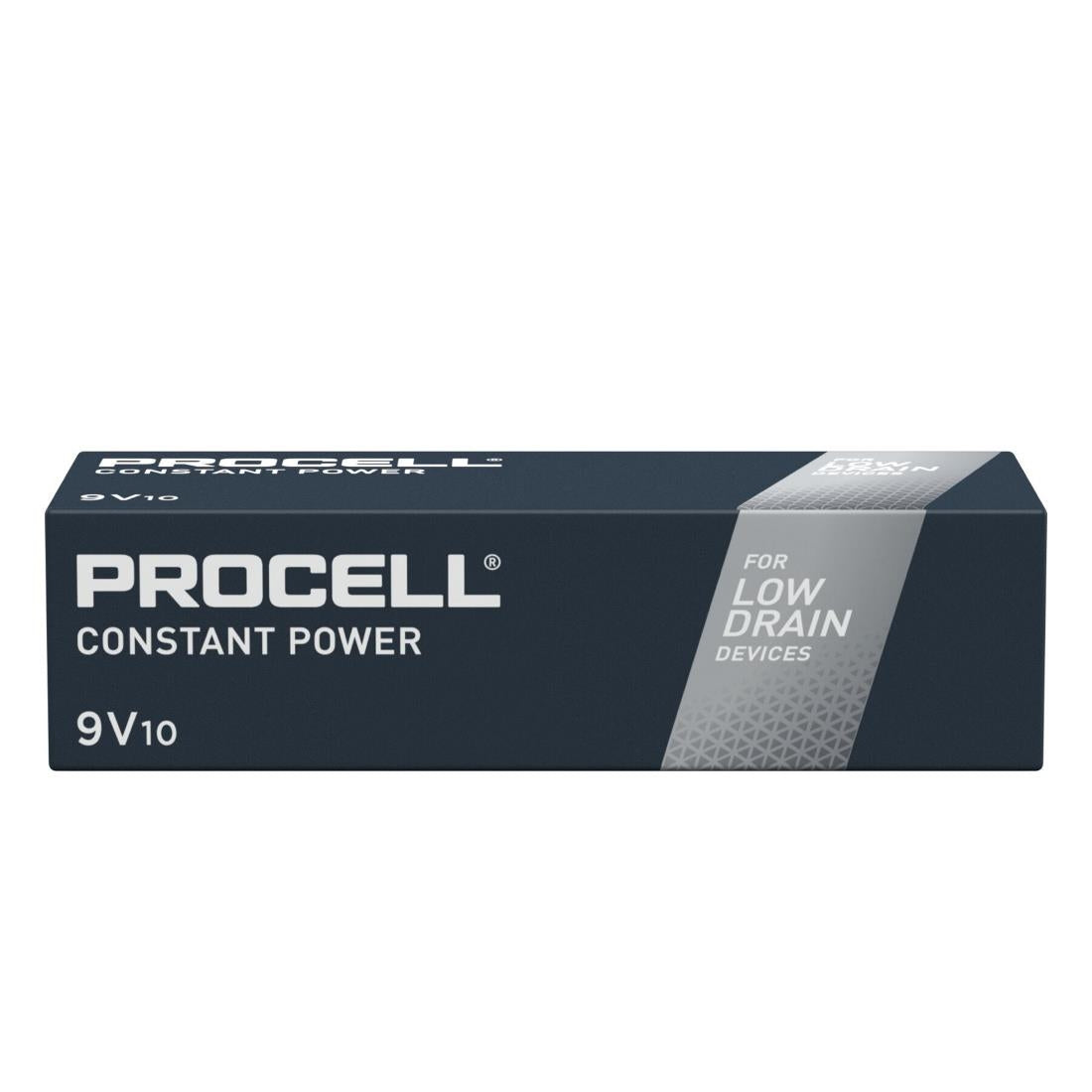 Duracell Procell Constant Power 9V Battery (Pack of 10) - CU754  Duracell   