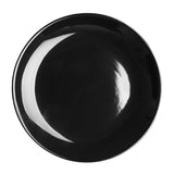 Olympia Cafe Coupe Plate Black - 200mm 8" (Pack of 12) - CU950 Plates Olympia