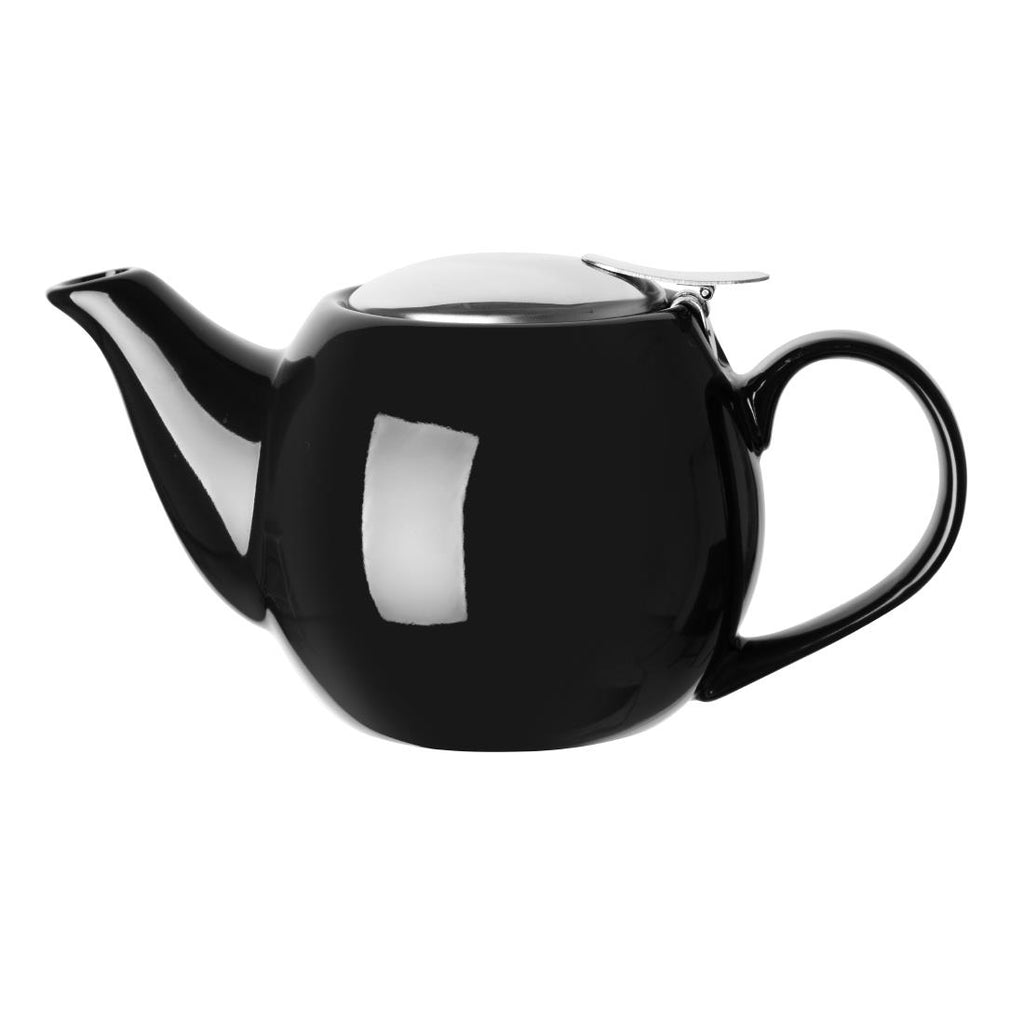 Olympia Cafe Teapot Black - CU958 Olympia Crockery Olympia   