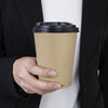 Fiesta Compostable Coffee Cups Single Wall 12oz (Pack of 50) - CU983 Disposable Cups Fiesta Compostable   