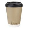 Fiesta Compostable Coffee Cups Double Wall 340ml (Pack of 500) - CU986 Disposable Cups Fiesta Compostable   