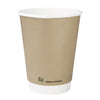 Fiesta Compostable Coffee Cups Double Wall 340ml (Pack of 25) - CU987 Disposable Cups Fiesta Compostable   