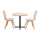 Fameg Wooden Flow Bentwood Beech Side Chairs (Pack of 2) - CW010 Wooden Dining Chairs Fameg   