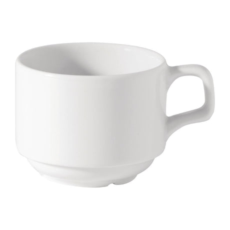 Utopia Titan Stacking Cups White 200ml (Pack of 36) - CW285 Utopia Crockery Utopia   