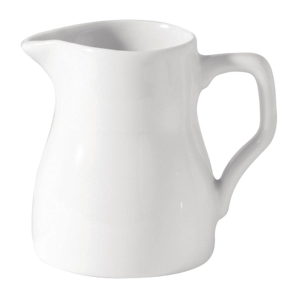 Utopia Titan Jugs White 140ml (Pack of 24) - CW309 Utopia Crockery Utopia   