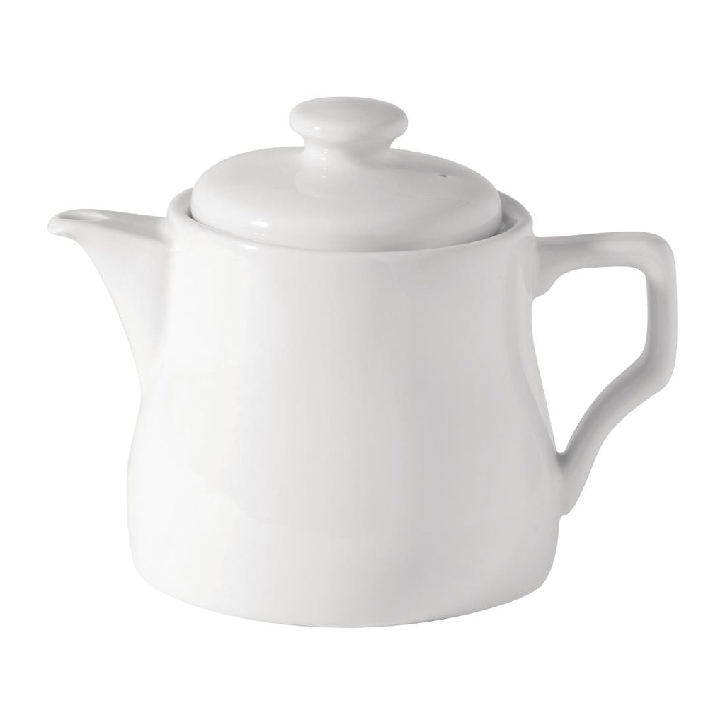 Utopia Titan Teapots White 460ml (Pack of 6) - CW324 Utopia Crockery Utopia   