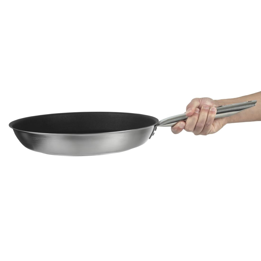 Matfer Bourgeat Tradition Stainless Steel Pro Non-Stick Frying Pan 32cm - CX541  Matfer Bourgeat   