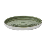 Churchill Stonecast Patina Walled Plates Green 220mm (Pack of 6) - CX644 Plates Churchill