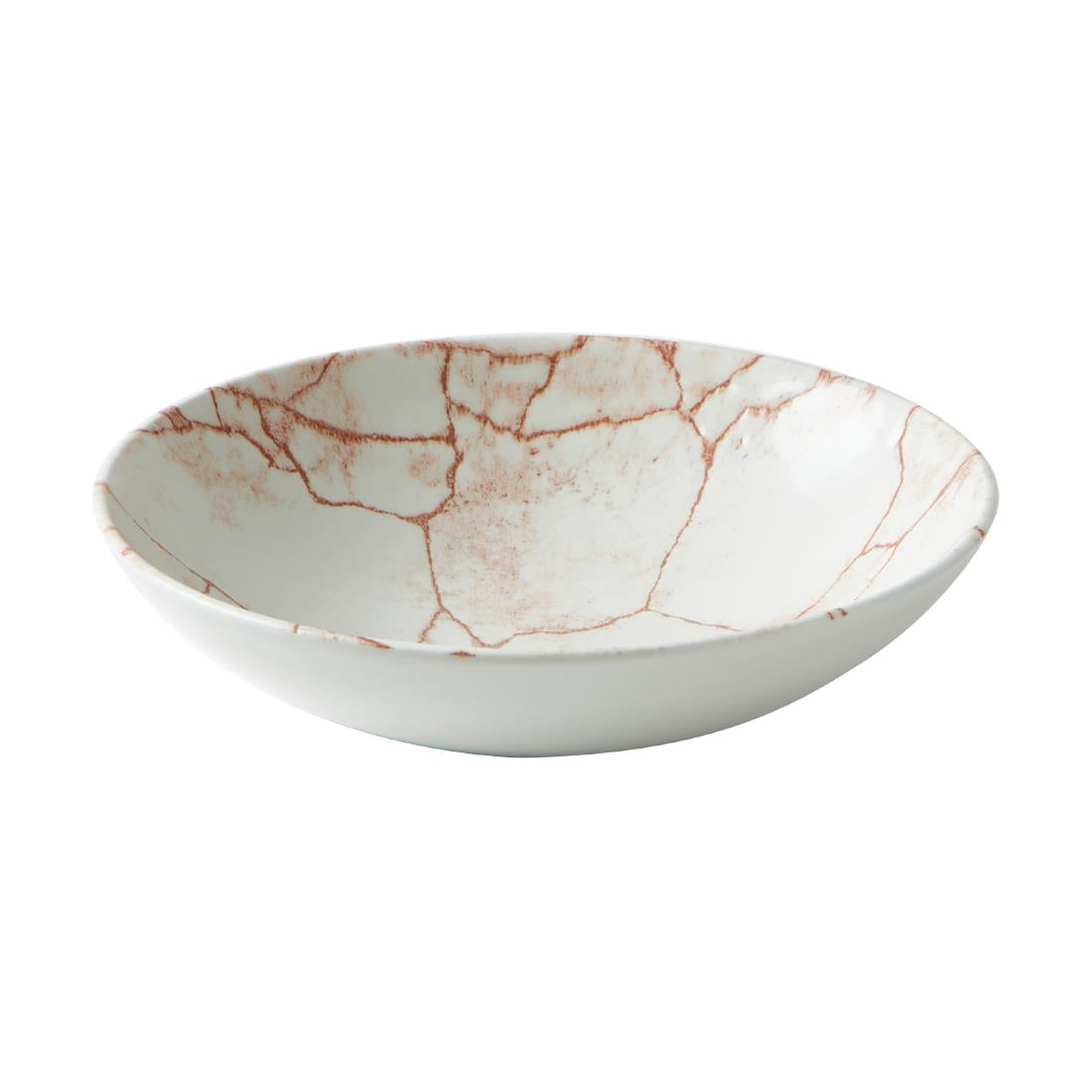 Churchill Studio Prints Kintsugi Evolve Coupe Bowls Coral 184mm (Pack of 12) - CX680 Bowls Churchill