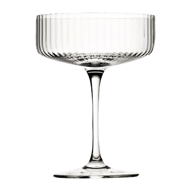 Utopia Hayworth Straight Sided Coupe Glasses 290ml (Pack of 6) - CZ070 Champagne Glasses Utopia   