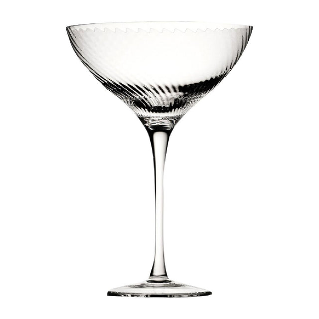 Utopia Twisted Hayworth Coupe Glasses 290ml (Pack of 6) - CZ073 Cocktail Glasses Utopia   