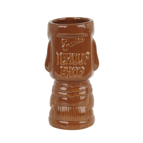 Beaumont Ceramic Molokai Tiki Mug Brown 360ml - CZ417 Cocktail Glasses Beaumont   