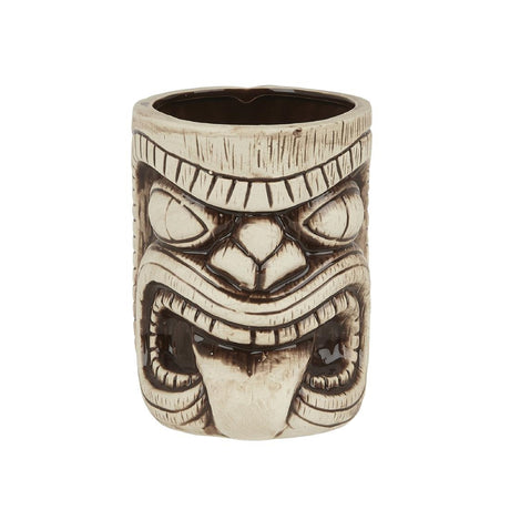 Beaumont Ceramic Toscano Lono Tiki Mug Coffee Brown 450ml - CZ418 Cocktail Glasses Beaumont   