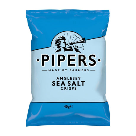 Pipers Anglesey Sea Salt 40g (Pack of 24) - CZ700  Pipers   