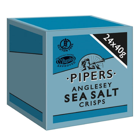 Pipers Anglesey Sea Salt 40g (Pack of 24) - CZ700  Pipers   