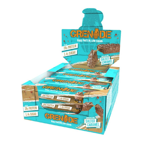 Grenade Protein Bar Choc Chip Salted Caramel 60g (Pack of 12) - CZ774  Grenade   