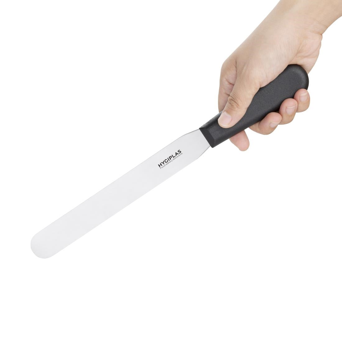 Hygiplas Straight Blade Palette Knife Black 20.5cm - D404  Hygiplas   