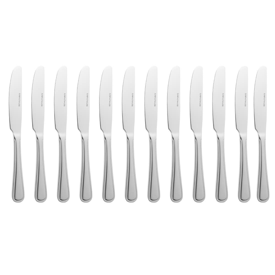 Olympia Mayfair Table Knife (Pack of 12) - D505 Table Knives Olympia