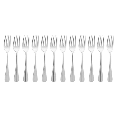 Olympia Baguette Table Fork (Pack of 12) - D597 Olympia Cutlery Olympia   