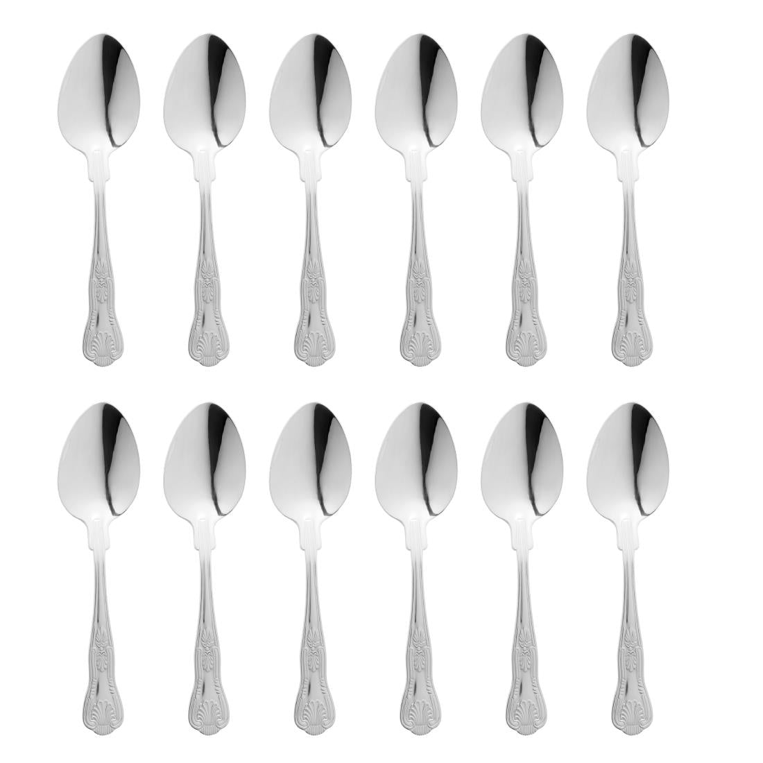 Olympia Kings Dessert Spoon (Pack of 12) - D687 Spoons Olympia