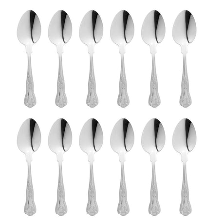 Olympia Kings Dessert Spoon (Pack of 12) - D687 Spoons Olympia