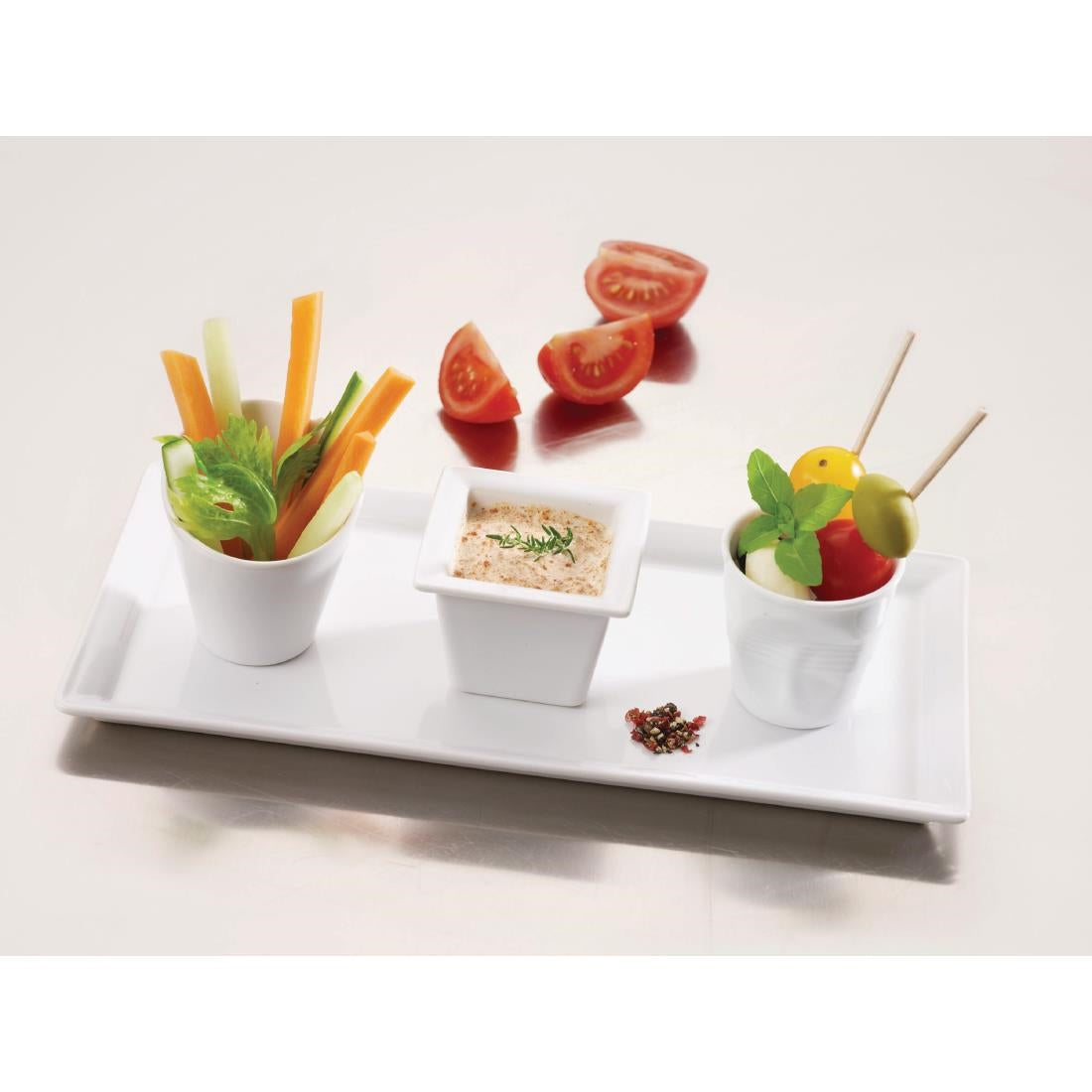 Revol Time Square Rectangular Trays 263mm (Pack of 6) - DB424 Revol Crockery Revol   