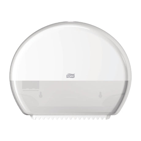 Tork Mini Jumbo Toilet Roll Dispenser White - DB463  Tork   