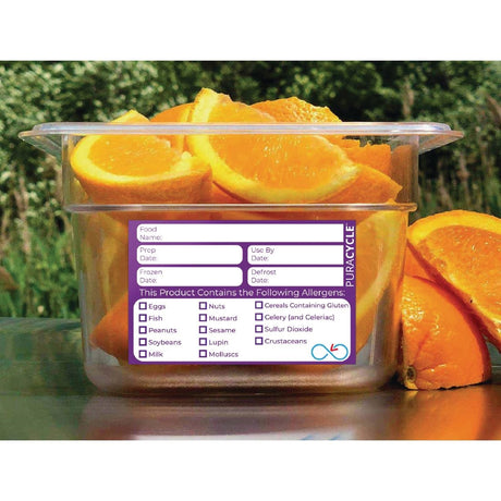 Puracycle Reusable Purple Allergen Labels (Pack of 20) - DC458  PuraCycle   