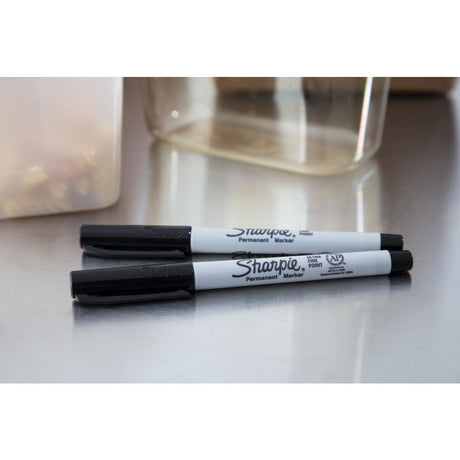 Sharpie Ultra Fine Permanent Marker Black (Pack of 2) - DE707  Sharpie   