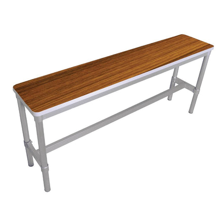 Gopak Enviro Indoor Teak Effect High Bench 1600mm - DG132-TE Benches Gopak   