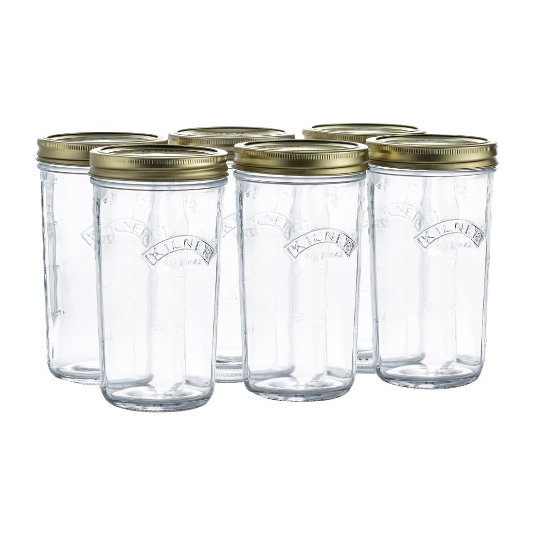 Kilner Wide Mouth Jars 500ml (Pack of 6) - DK794  Kilner   