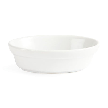 Olympia Whiteware Oval Pie Bowls 145mm (Pack of 6) - DK806 Bowls Olympia