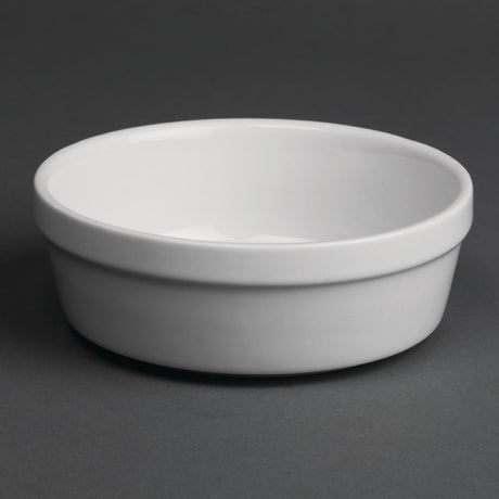 Olympia Whiteware Round Pie Bowls 119mm (Pack of 6) - DK808 Bowls Olympia