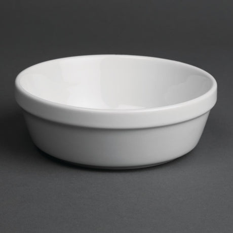 Olympia Whiteware Round Pie Bowls 137mm (Pack of 6) - DK809 Bowls Olympia