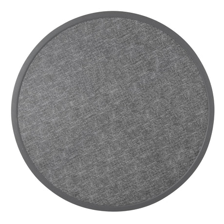 Bolero Fibre Glass Round Table Top Brushed Black 580mm - DL489 Stone Effect Table Tops Bolero   