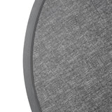 Bolero Fibre Glass Round Table Top Brushed Black 580mm - DL489 Stone Effect Table Tops Bolero   