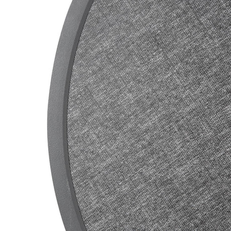 Bolero Fibre Glass Round Table Top Brushed Black 580mm - DL489 Stone Effect Table Tops Bolero   