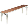 Gopak Contour Stacking Bench Teak Effect 5ft - DM696 Benches Gopak   