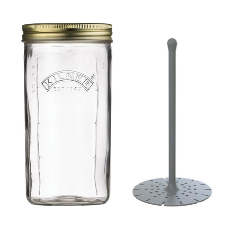 Kilner Pickle Jar With Lifter 1Ltr - DN592  Kilner   