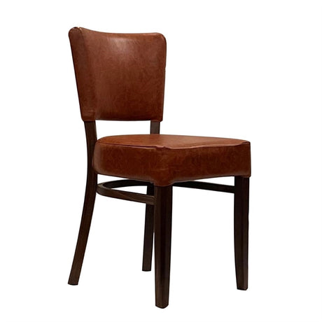 Oregon Dining Chair with Bison Tan Vinyl (Pack of 2) - DP658 Upholstered Dining Chairs Everyday   