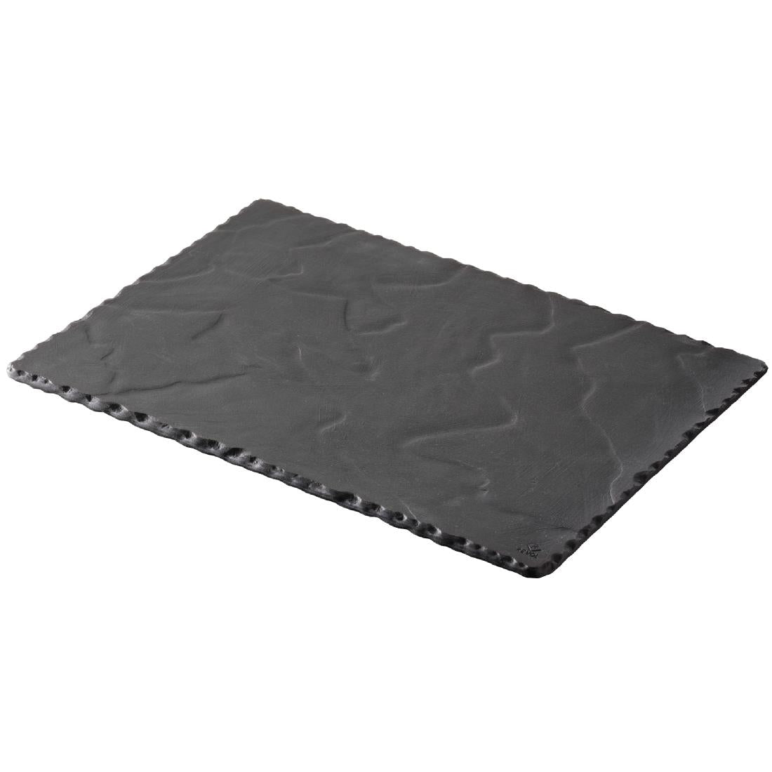 Revol Basalt Slate Effect Rectangular Plates 300mm (Pack of 6) - DP933  Revol   