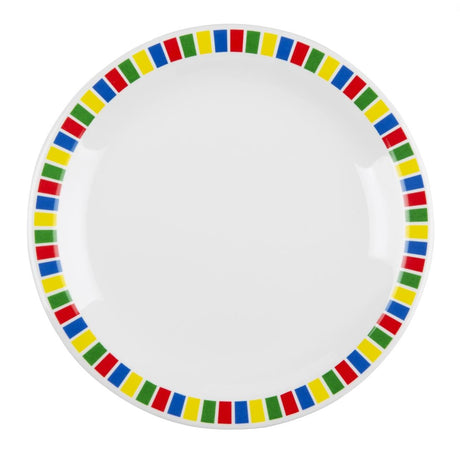 Olympia Kristallon Fairground Melamine Side Plates 160mm (Pack of 12) - DP980 Plates Olympia