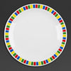 Olympia Kristallon Fairground Melamine Side Plates 160mm (Pack of 12) - DP980 Plates Olympia