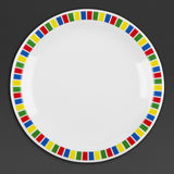 Olympia Kristallon Fairground Melamine Side Plates 160mm (Pack of 12) - DP980 Plates Olympia